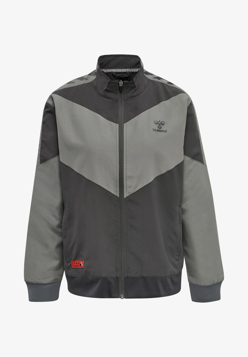 Hummel HMLPRO GRID WALK OUT - Träningsjacka - forged iron quiet shade