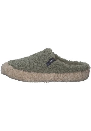 Slippers - verde beige