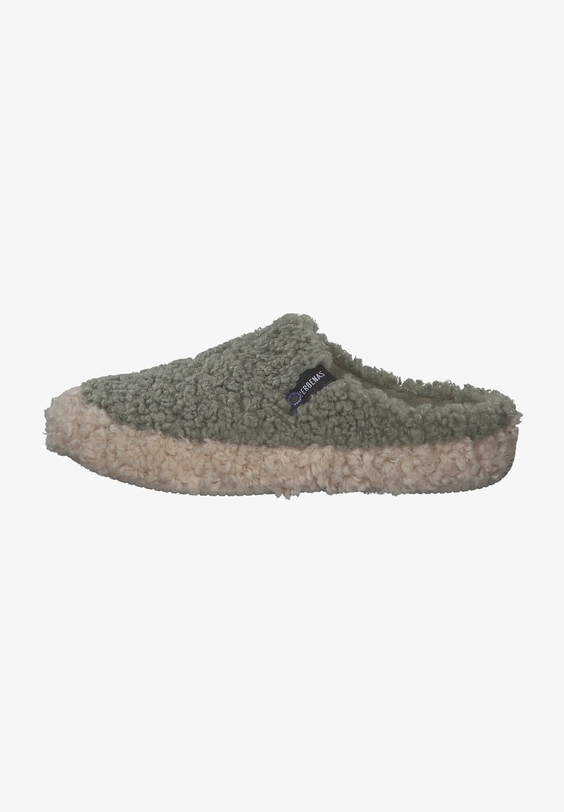 VERBENAS Slippers - verde beige