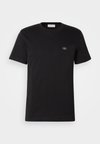 WOVEN LABEL REGULAR TEE - Tricou basic - black