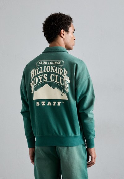 Billionaire Boys Club COUNTRY LOUNGE QUARTER ZIP CREWNECK - Sweatshirt - green