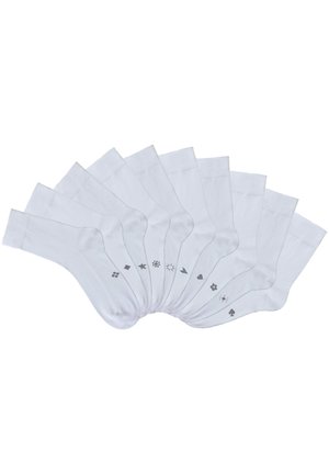 10 PACK - Socken - weiß