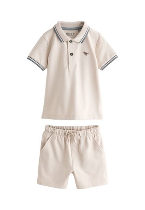 Next, REGULAR FIT - SHORT SLEEVE SET - Shorts - neutral