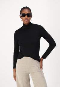 DRYKORN ZERAFNE - Topper langermet - black