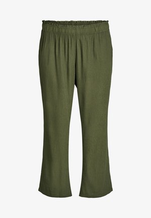 Zizzi, Stoffhose - kombu green
