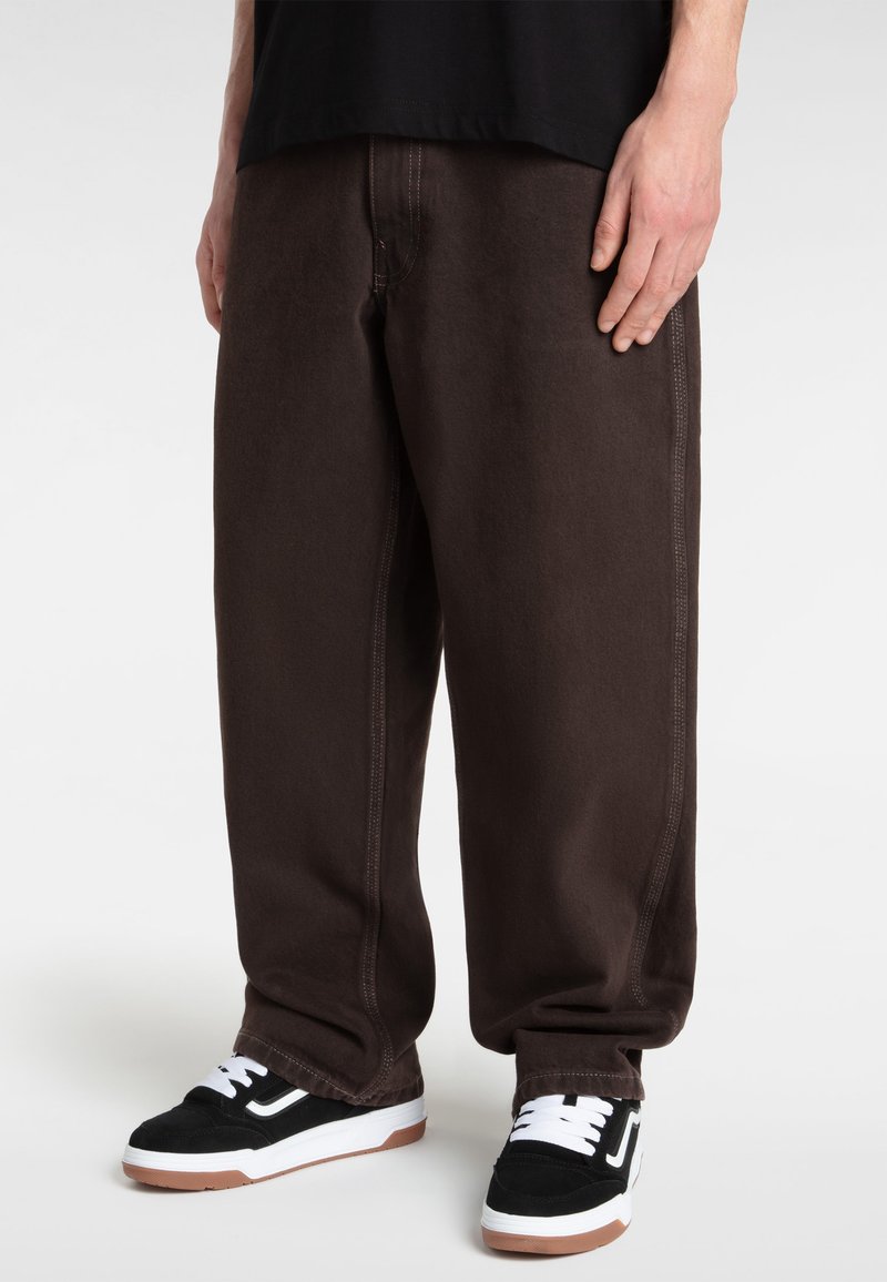Vans SKATE CHECK LOOSE - Relaxed fit -farkut - medium grey