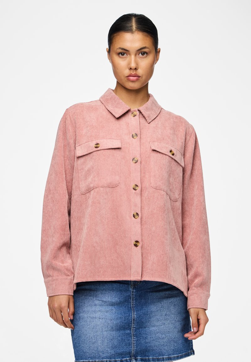 Pieces - PCEFFI SHIRT - Hemdbluse - ash rose, Vergrößern