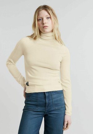 CHALK - Striktrøje - beige