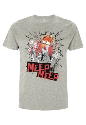 MUPPETS BEAKER MEEP - T-shirt imprimé - melange grey