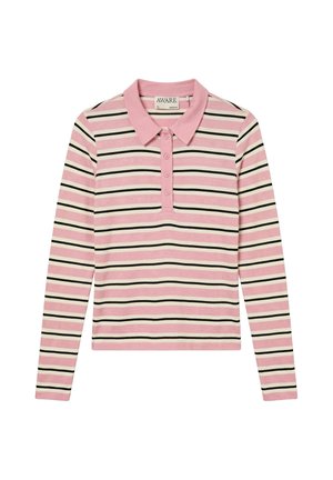Vero Moda, POLO AWGLESHA POLOSHIRT - T-shirt à manches longues - parfait pink