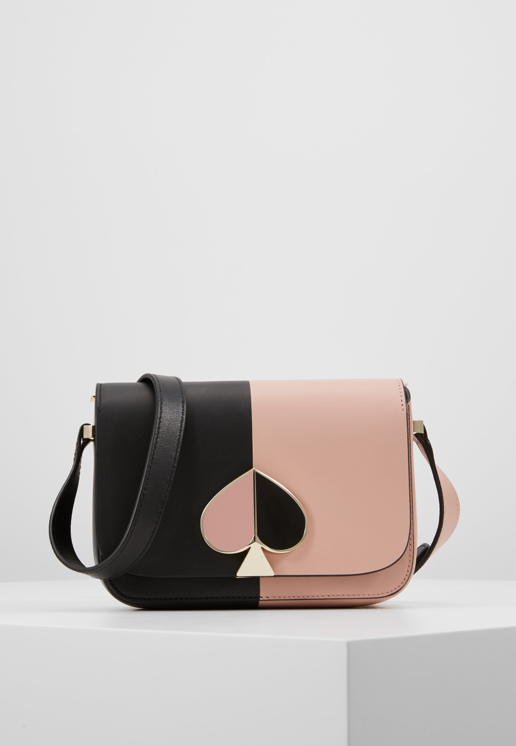 nicola bicolor small shoulder bag