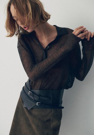 Waist belt - mottled brown
