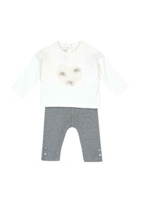 Chicco OUTFIT SET - Leggings - Byxor - white