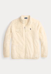 CURLY PILE FLEECE JACKET - Bluză de molton cu fermoar - andover cream