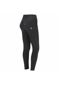 Freddy PUSH UP WRUP® VITA ALTA SUPERSKINNY NAVETTA - Jeans Skinny - nero