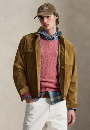 Polo Ralph Lauren SUEDE JACKET - Nahkatakki - desert khaki