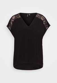VMRUSK V NECK - Blúzka - black