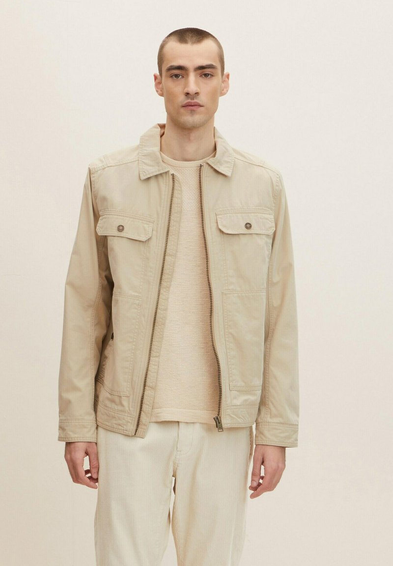 TOM TAILOR Denim jacket field rye brown/brown Zalando