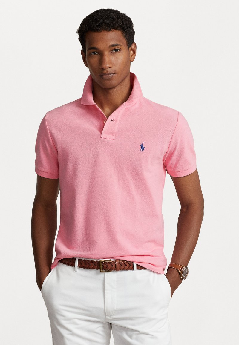 BRUNO SHORT SLEEVE PIQUE POLO - RODEO PINK main image 0