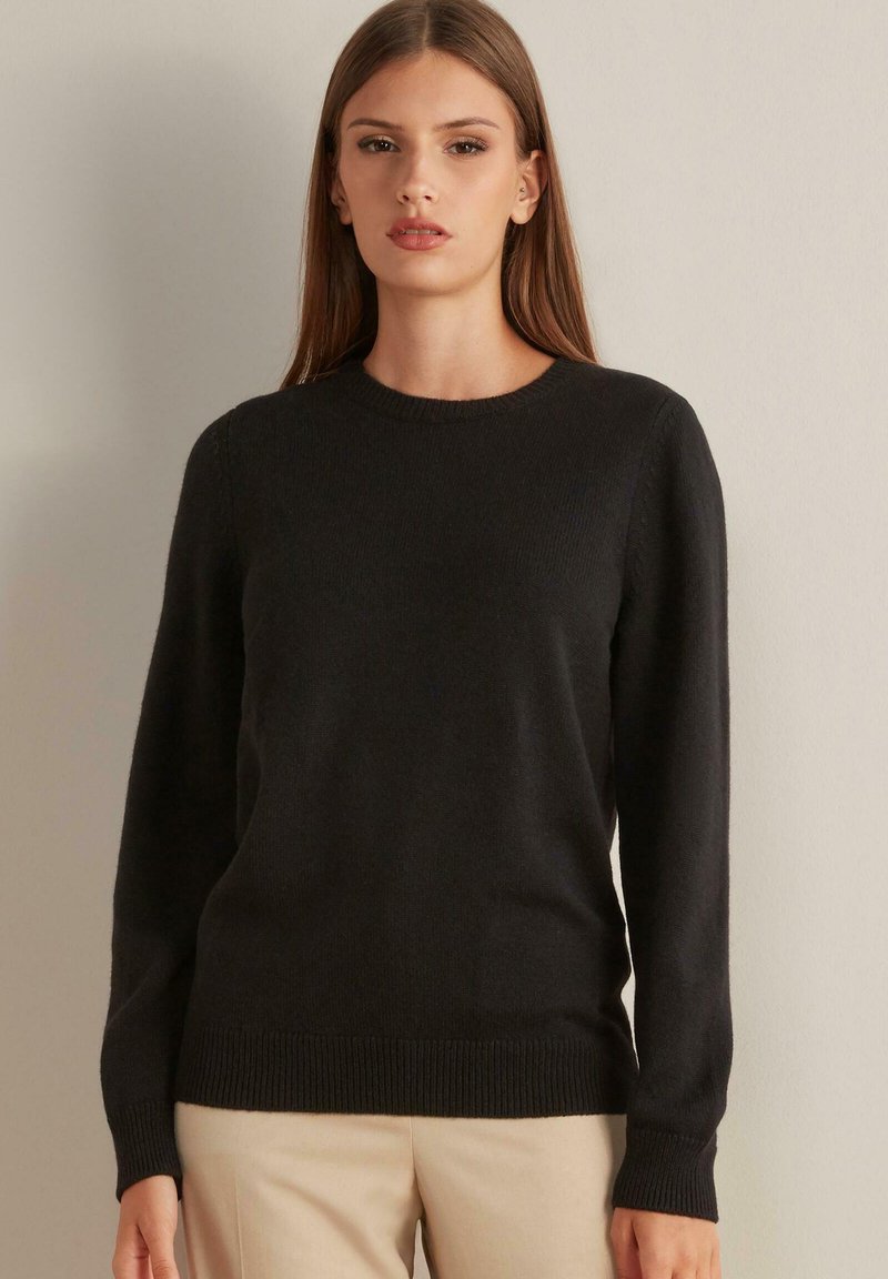 Damen Strickjacken | Falconeri ULTRASOFT Strickpullover schwarz black/schwarz - CY00750 Damen Strickjacken | Falconeri ULTRASOFT Strickpullover schwarz black/schwarz - CY00750