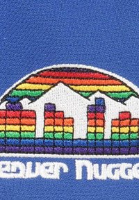 Mitchell & Ness DENVER NUGGETS NBA TEAM SCRIPT VERSTELLBARE GEBOGENE SNAPBACK - Cap - gelb