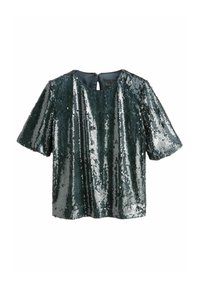 SEQUIN-REGULAR FIT - Blus - pewter