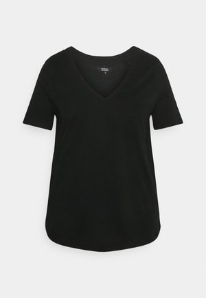 UTILITY - Jednoduché triko - black