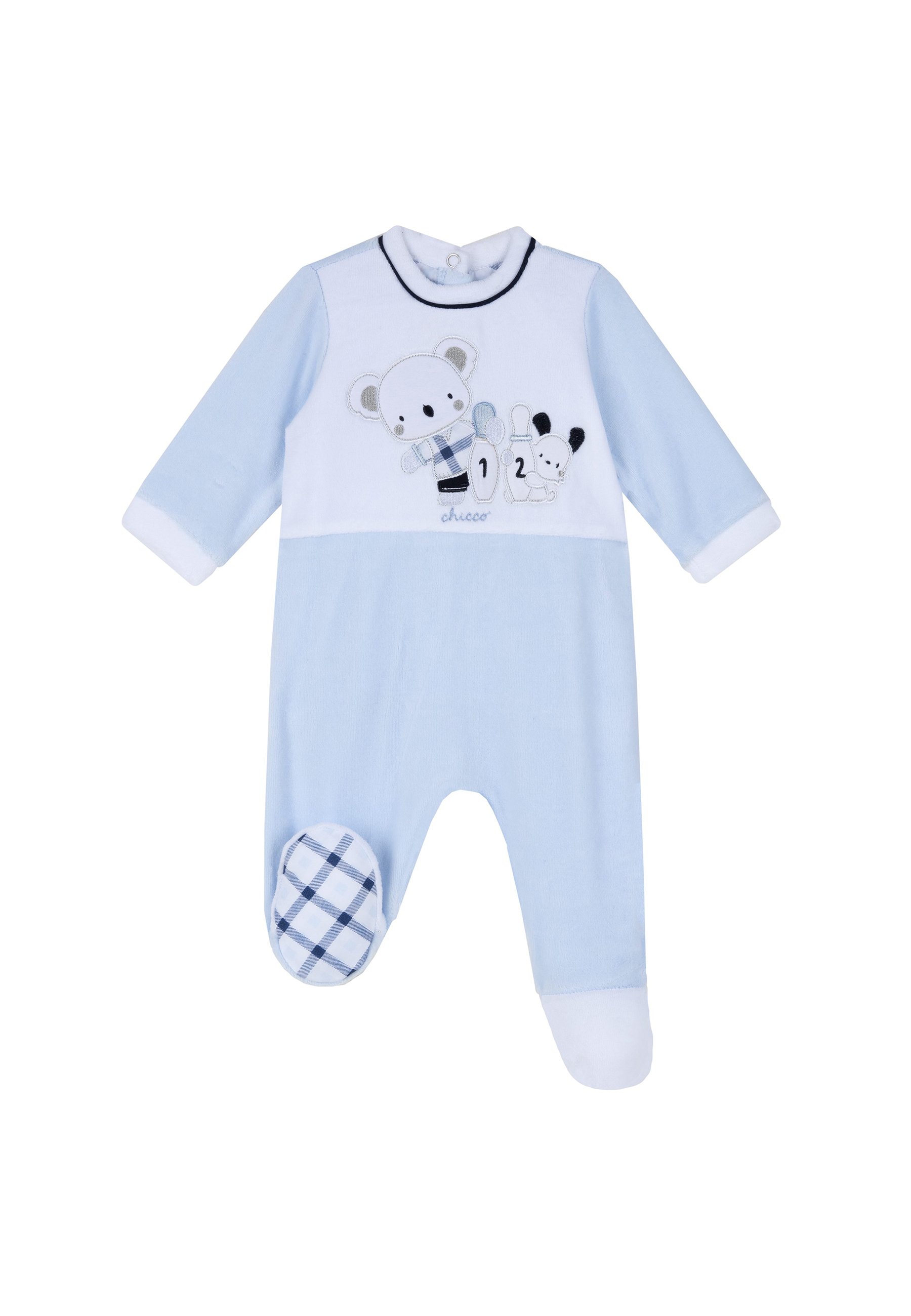 Body Neonato Clicky My Clobber Little Prince Blu - 100% Cotone Morbido - Nuovo Con Etichette