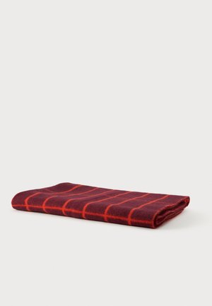 Marimekko, TIILISKIVI THROW  - Други аксесоари - plum/orange red