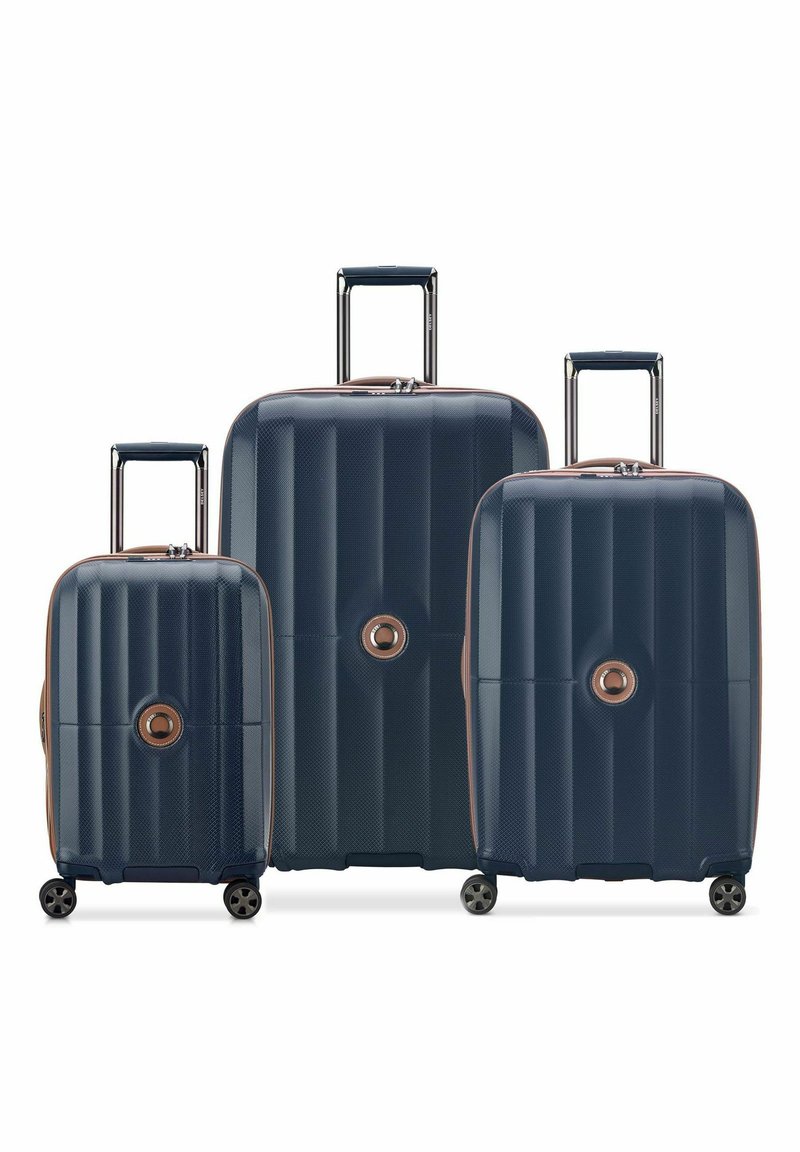 Delsey Paris 3PACK ST TROPEZ EXPANDABLE 4 DOUBLE ROLLS TROLLEY L M S