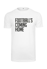 Merchcode FOOTBALL'S COMING HOME LOGO - Trükipildiga T-särk - white