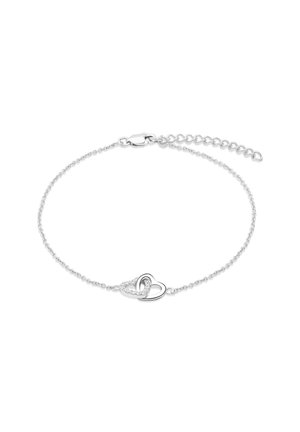 MIT HERZ DETAILS - Armband - silver-coloured