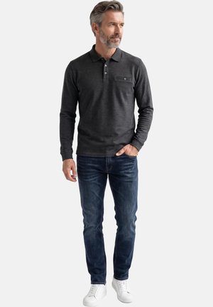 CASAMODA, CASAMODA 2 PACK - Poloshirt - dunkelgrau rot