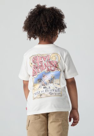 Levi's® TEE - Μπλουζάκι με στάμπα - egret