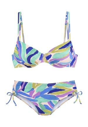 SET - Bikinit - blau grün