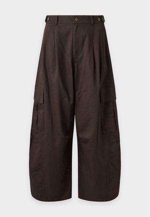 Feng Chen Wang, LOOSE FIT PANTS - Карго панталони - brown