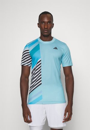 adidas Performance HEAT.RDY FREELIFT - T-shirt con stampa - light aqua