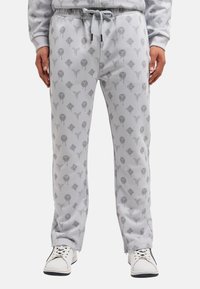 Carlo Colucci - TRACKSUIT PANT UNISEX - Pantalones deportivos - light grey Imagen en miniatura 1