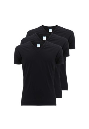 3 PACK CONFORT - Maglietta intima - nero