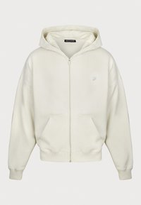 LEONO BOXY JACKET - Φούτερ με φερμουάρ - washed salty cream
