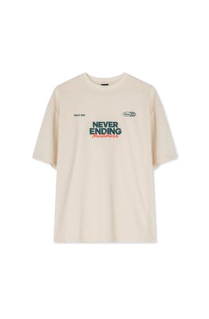 NEVER ENDING UNISEX - Camiseta estampada - tabacco