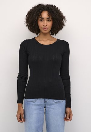 JOHANNA  - Long sleeved top - black deep