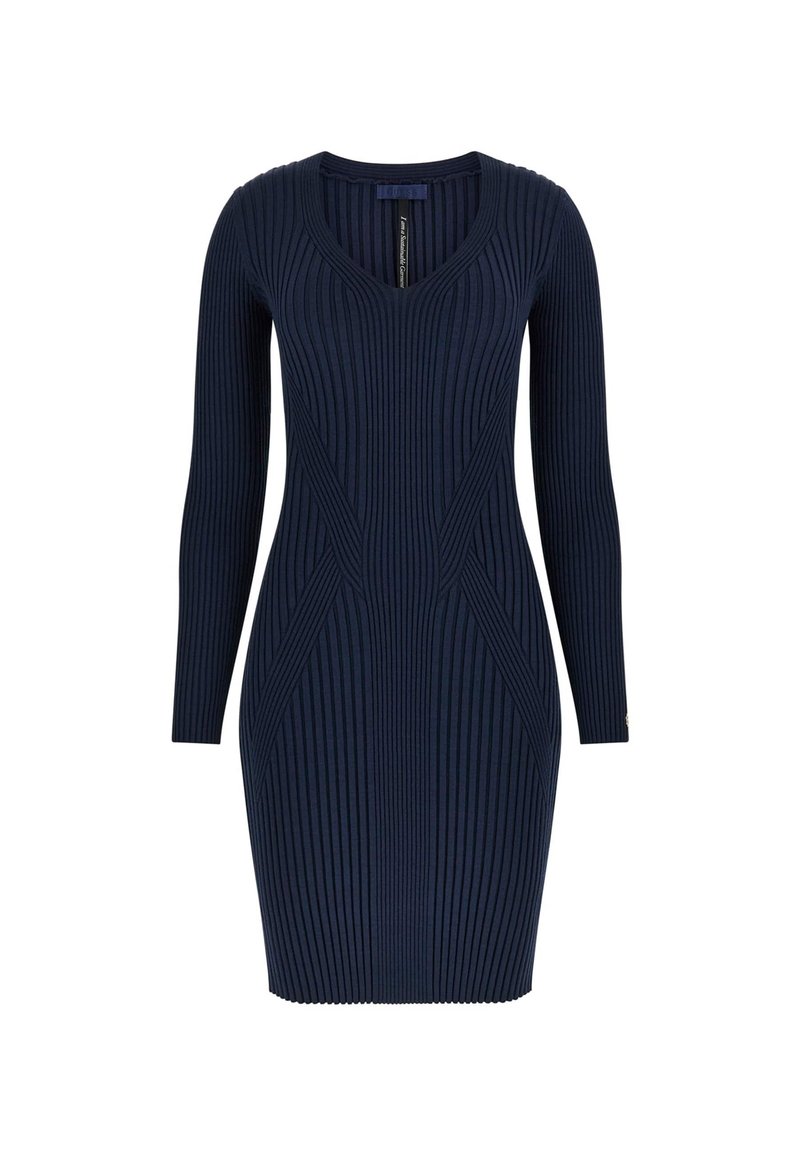 Guess Gebreide jurk blauw