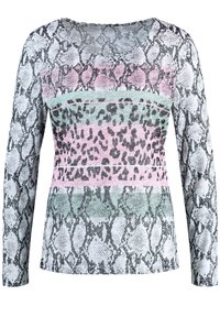 Gerry Weber Langarmshirt - offwhite snake stripe panneaux