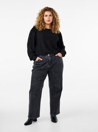 Zizzi LOCHMUSTER - Bluse - black