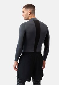 Danish Endurance COMPRESSION 2-PACK - Langarmshirt - black grey