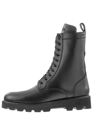Schnürstiefelette - black