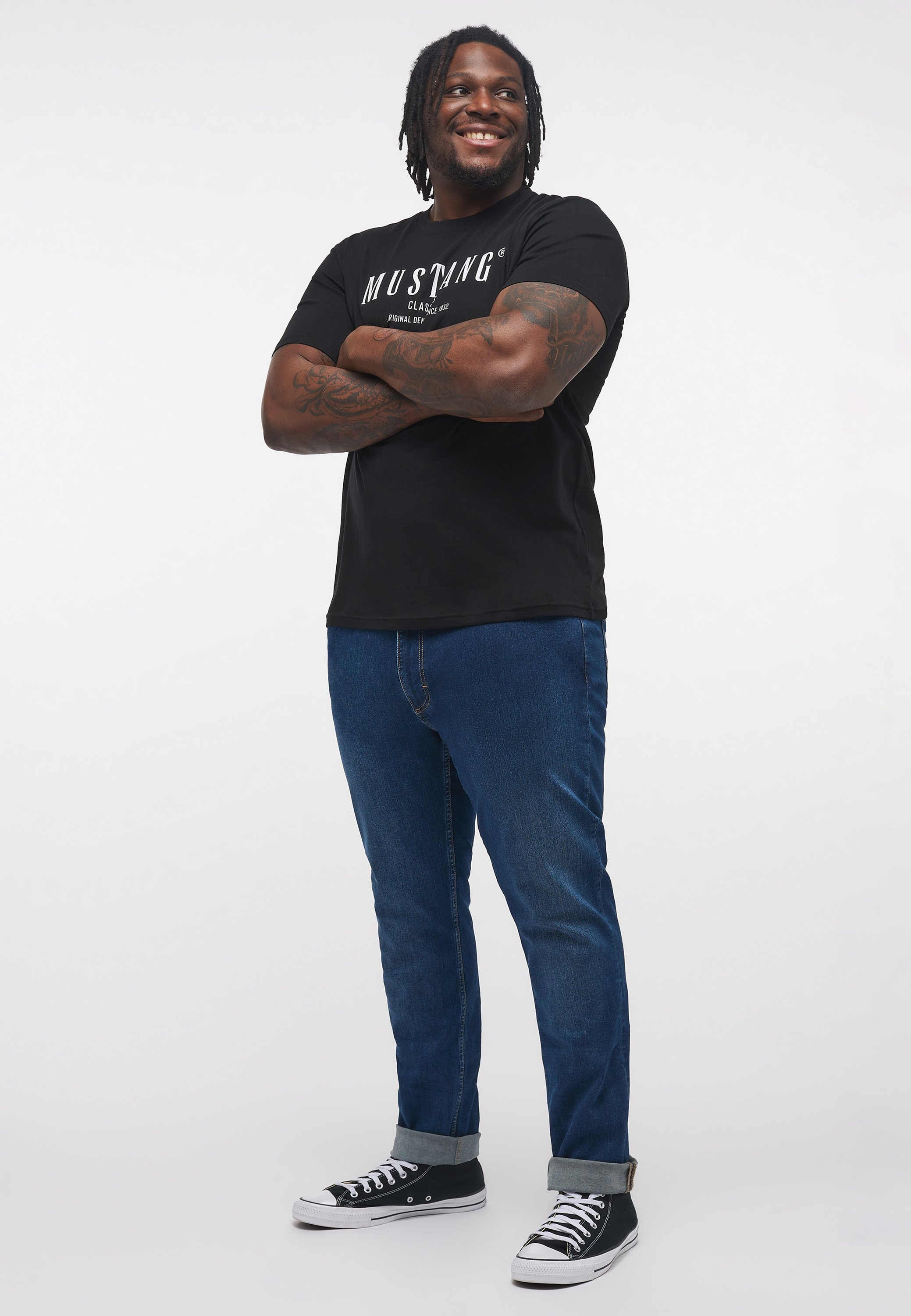 MUSTANG Washington Straight (1014876-4000) Black Denim