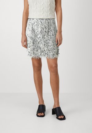 WOMENS SKIRT - Minisukňa - argento