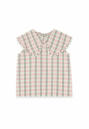 Bluse - check carnation